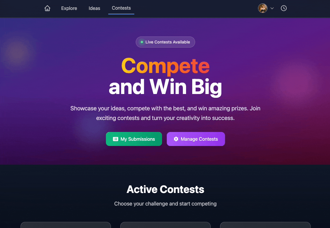 Enter a Competition Demo